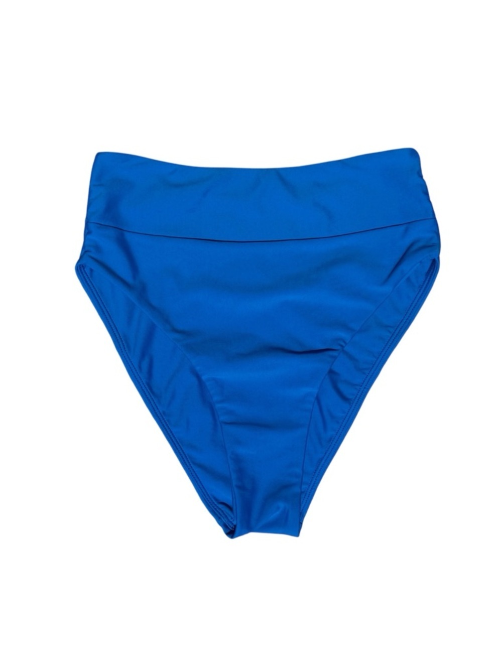 Benoa Keani high-waisted bikini bottoms blue petite